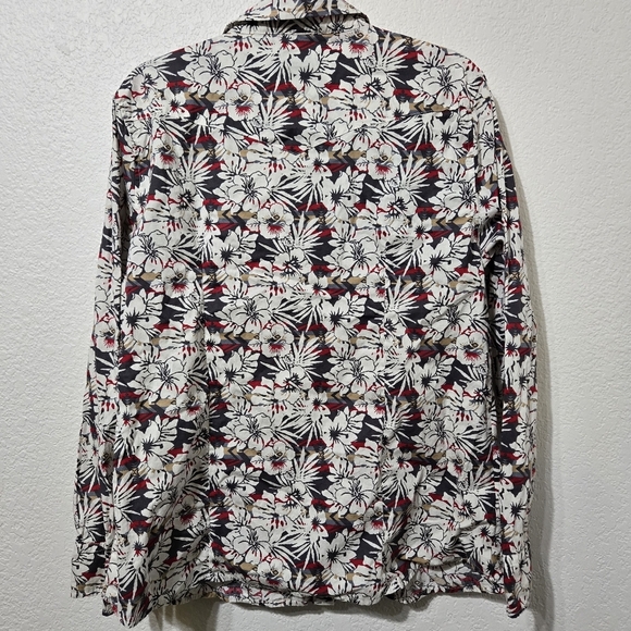 Roper Pearl Snap Western Rodeo Cowboy Long Sleeve Shirt Embroidered Mens XL - Picture 2 of 7